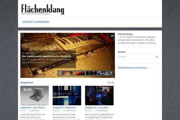 flaechenklang.de site used Max Magazine