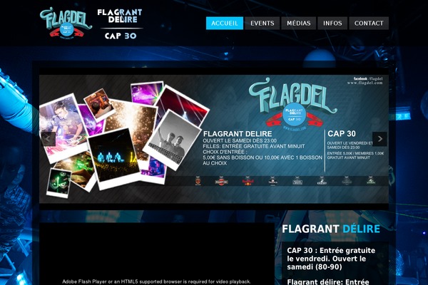 Clubber theme site design template sample