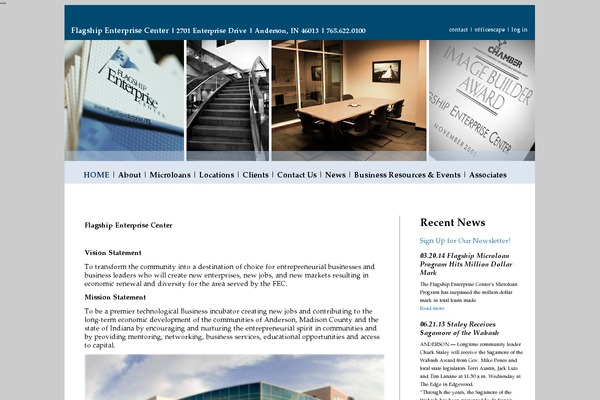 WordPress website example screenshot