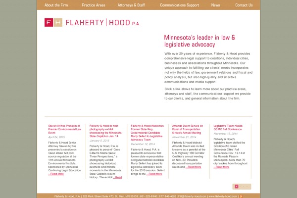 WordPress website example screenshot