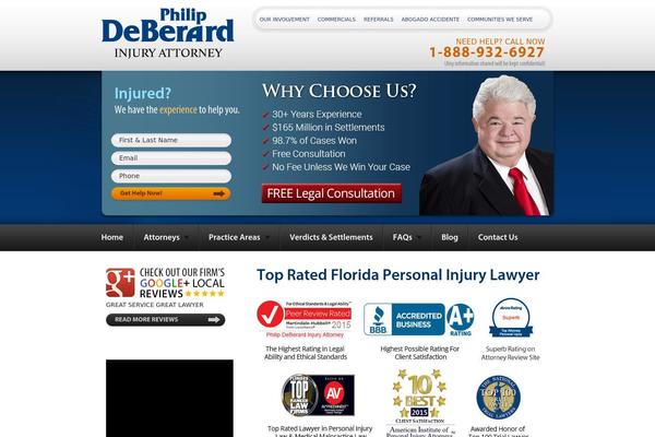 flainjurylawyer.com site used Deberard