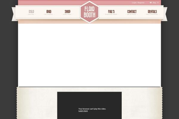 Retro theme site design template sample