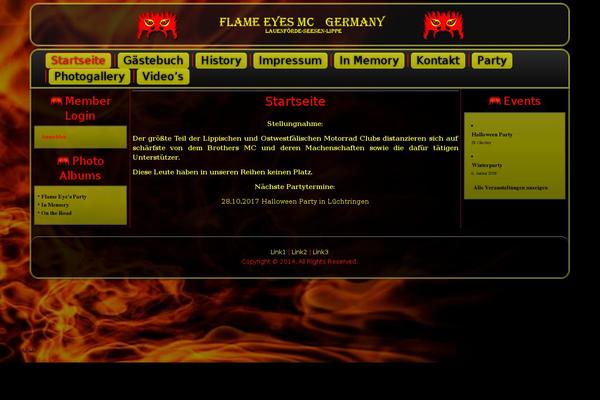 flameeyes.de site used Flameeyesv112