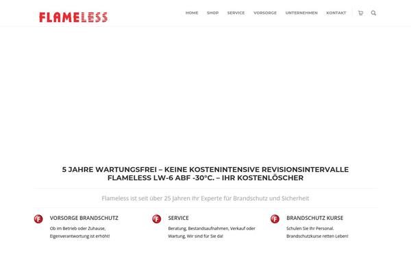 flameless.ch site used Flameless