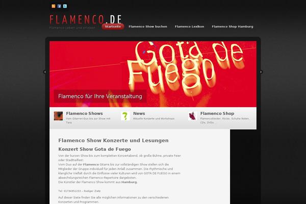 flamenco.de site used Flamenco