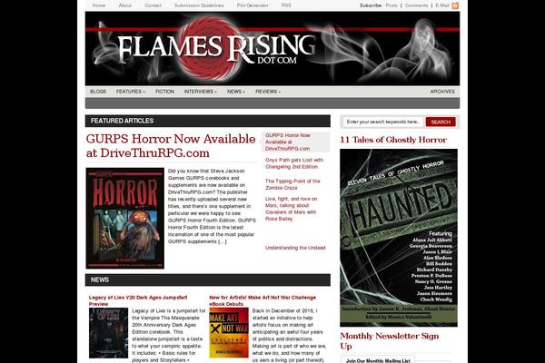 flamesrising.com site used Flames