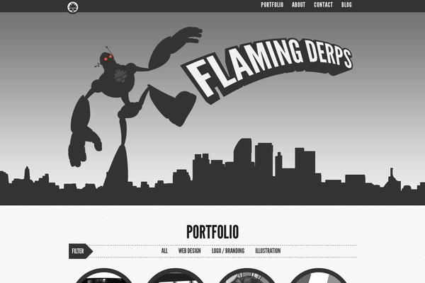 flamingderps.com site used Thederps