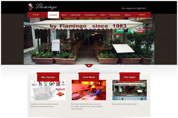 The Restaurant theme site design template sample