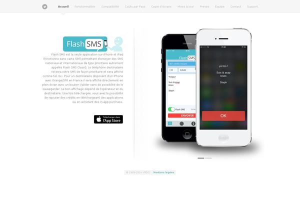 FluidApp theme site design template sample