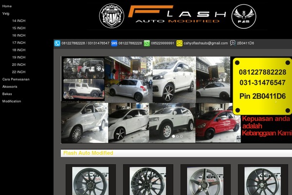 flashautomodified.com site used Pasarbaru