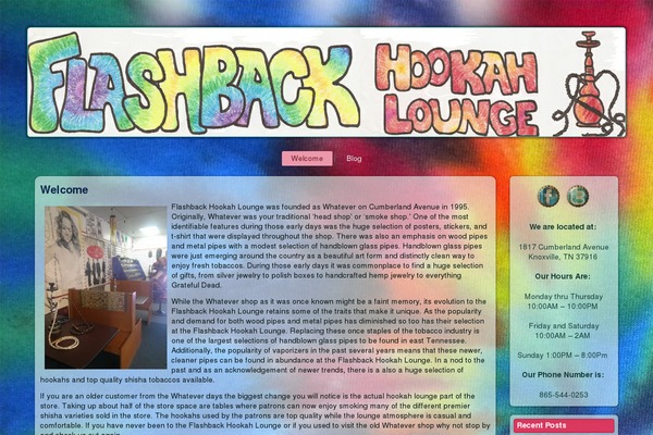 Flashback theme site design template sample