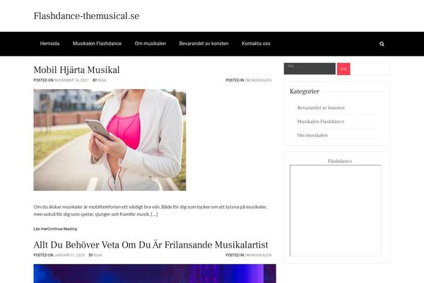 flashdance-themusical.se site used Eight-paper