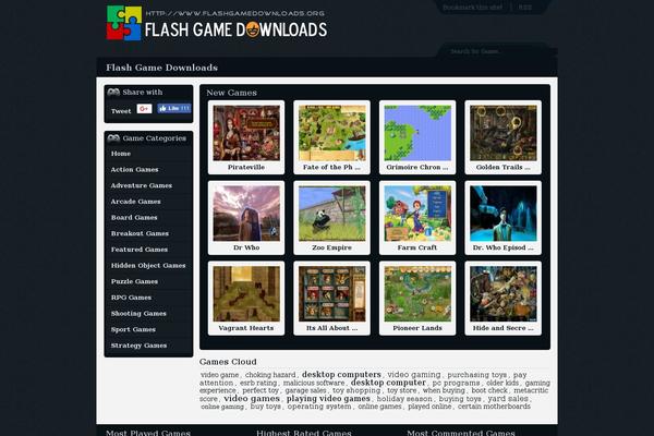 flashgamedownloads.org site used GameClub