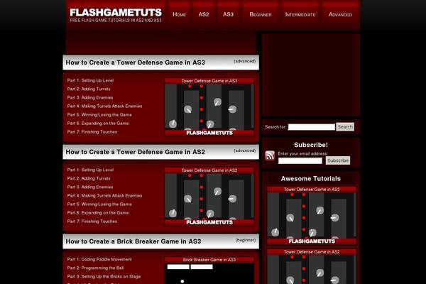 flashgametuts.com site used Flashgametuts