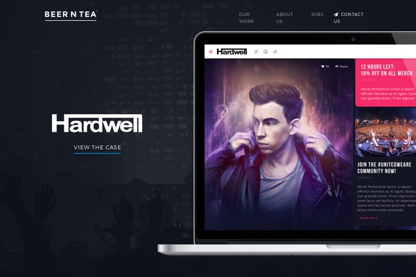 WordPress website example screenshot