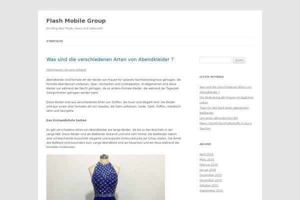 flashmobilegroup.org site used Customify