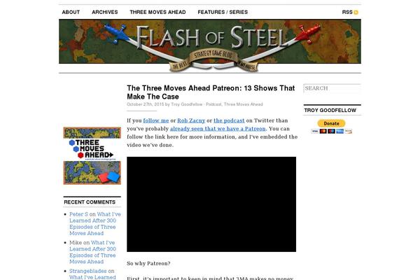 flashofsteel.com site used Troy_cutline