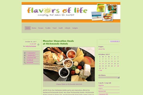 flavorsoflife.com.ph site used Grey Opaque