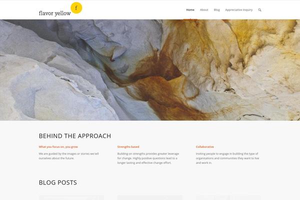 Enfold theme site design template sample
