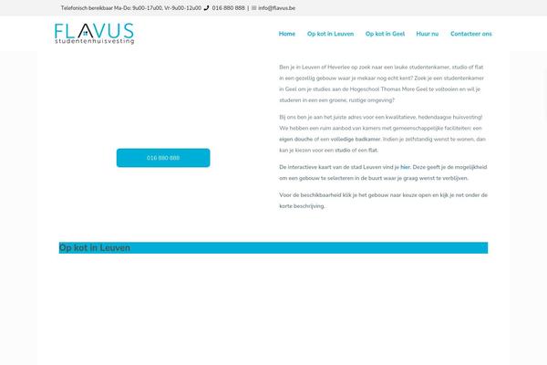 flavus.be site used WP Residence