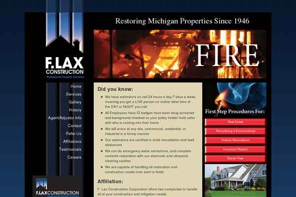 flaxco.com site used Flax