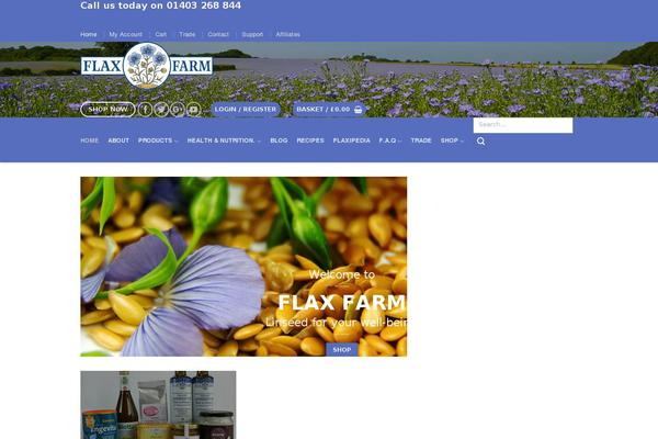 flaxfarm.co.uk site used Flatsome Child Theme