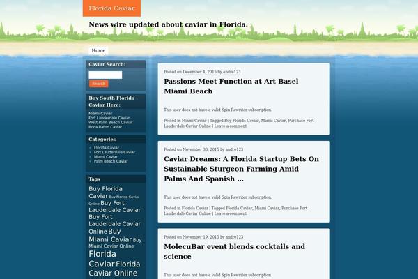 flcaviar.com site used Beach-wpcom