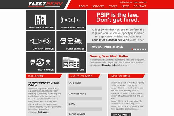 fleetserv.com site used Fleet-serv