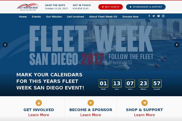 fleetweeksandiego.org site used Fleetweek
