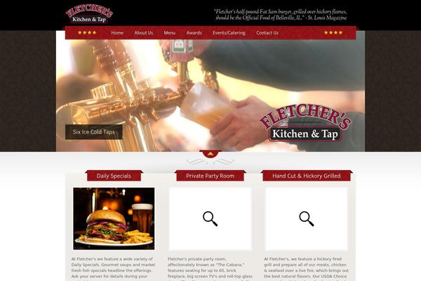 The Restaurant theme site design template sample