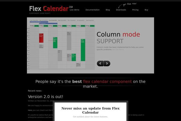 flex-calendar.com site used Theme1151