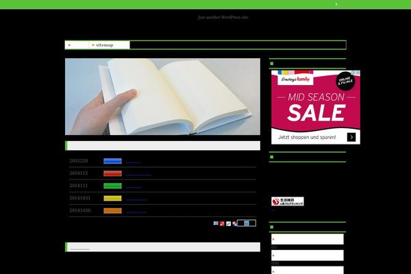 WordPress website example screenshot