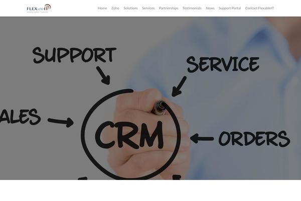 Zerif Pro theme site design template sample