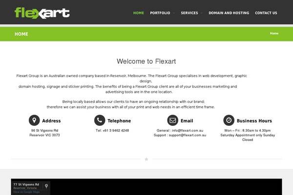 flexart.com.au site used Focus_wp