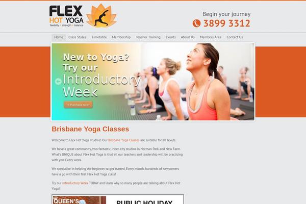 flexhotyoga.com.au site used Flex