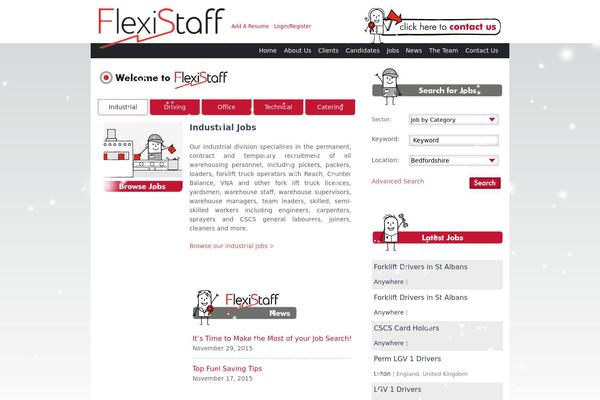 Jobjockey theme site design template sample
