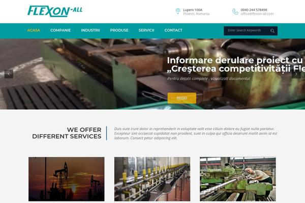 flexon-all.com site used Industrial-wordpress-theme