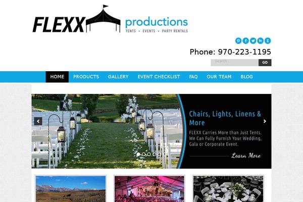 flexx theme websites examples