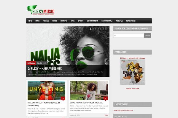 flexymusic.com site used Fm-lite