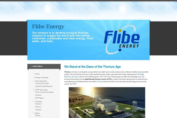 flibe-energy.com site used Addington