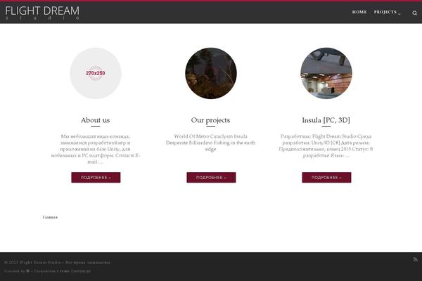 Customizr theme site design template sample