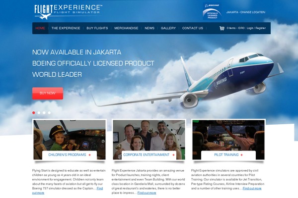 flightexperience.co.id site used Flightexperience