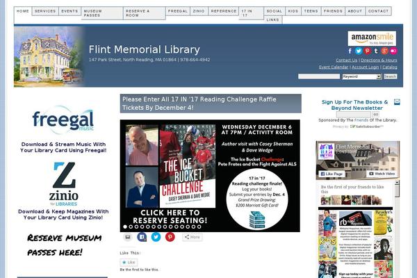 flintmemoriallibrary.org site used Flintmemorial-bootstrap