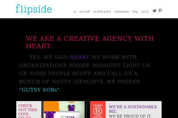 flip-side.ca site used Flipside