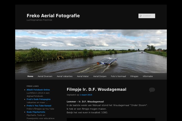 WordPress website example screenshot