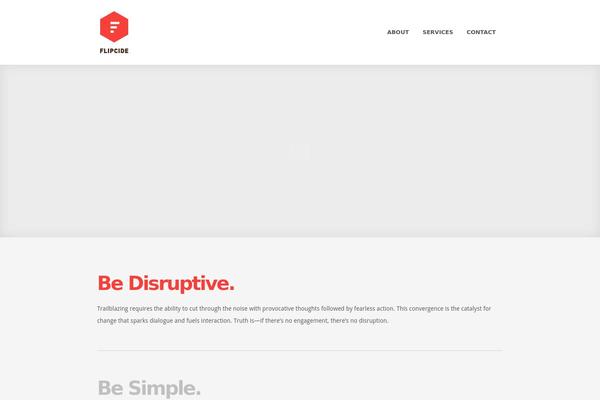 District theme site design template sample