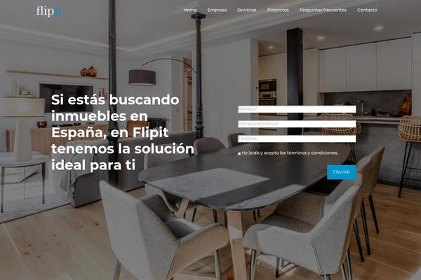 Flipit theme site design template sample