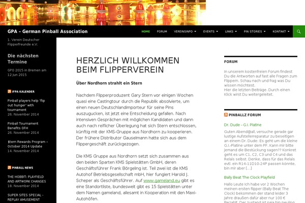 Twenty Fourteen theme site design template sample