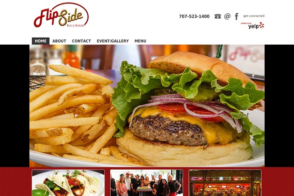 flipsidebarandburger.com site used Flipside