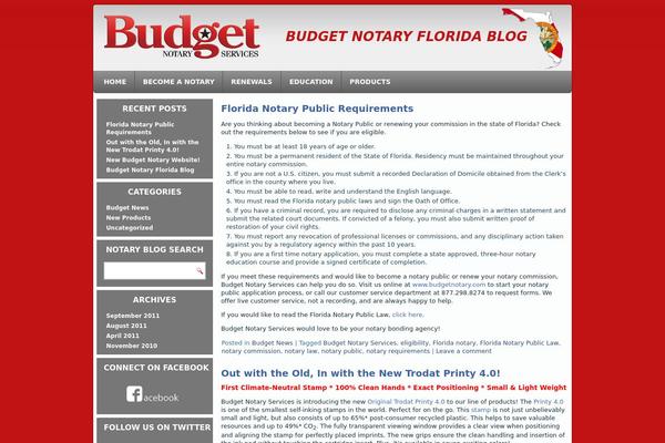 flnotaryblog.com site used Florida